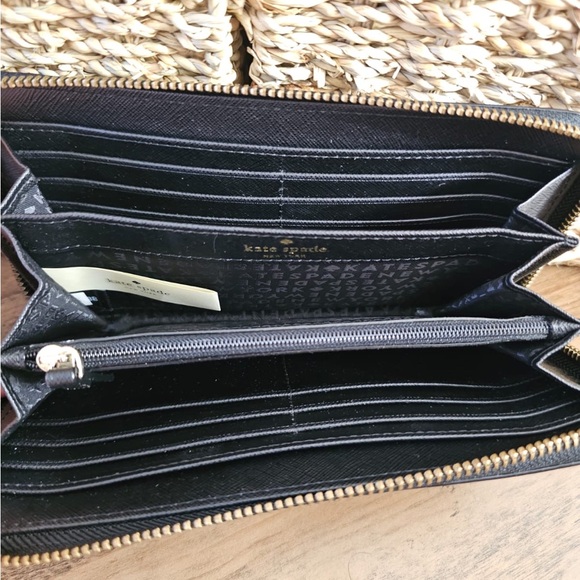 Kate Spade Polka Dot Zip Around Continental Wallet - Picture 4 of 4